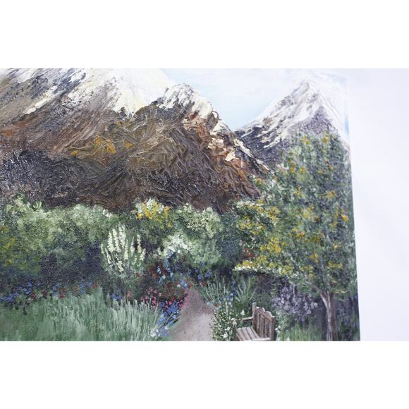 Landscape art, Nature scenery, Mountain range, Artistic depiction, Majestic - Picture 3 of 6